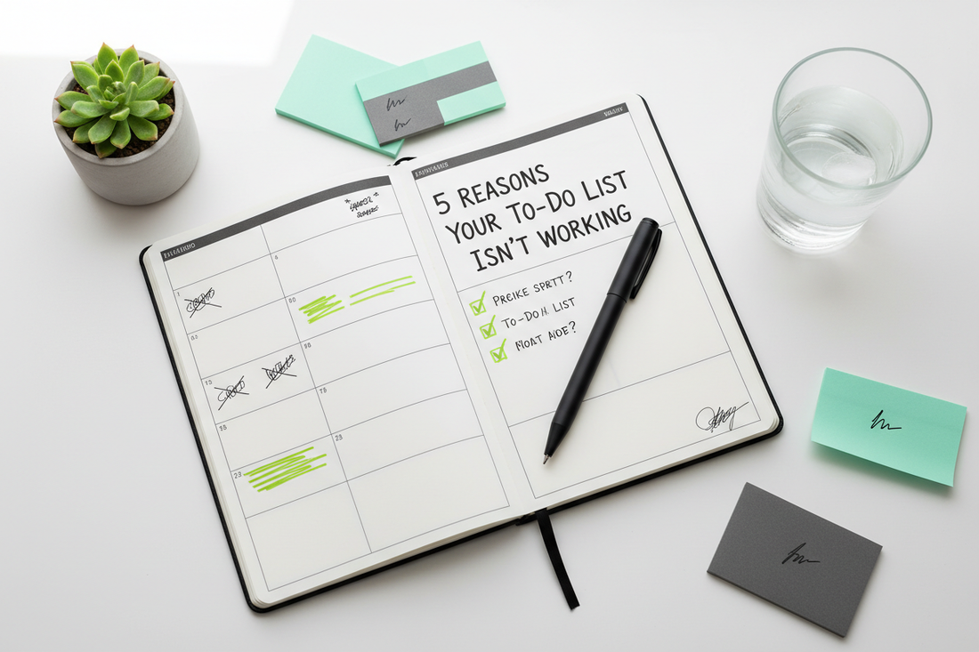 5 Reasons Your To-Do List Isn't Working (And What ADHD Brains Actually Need)