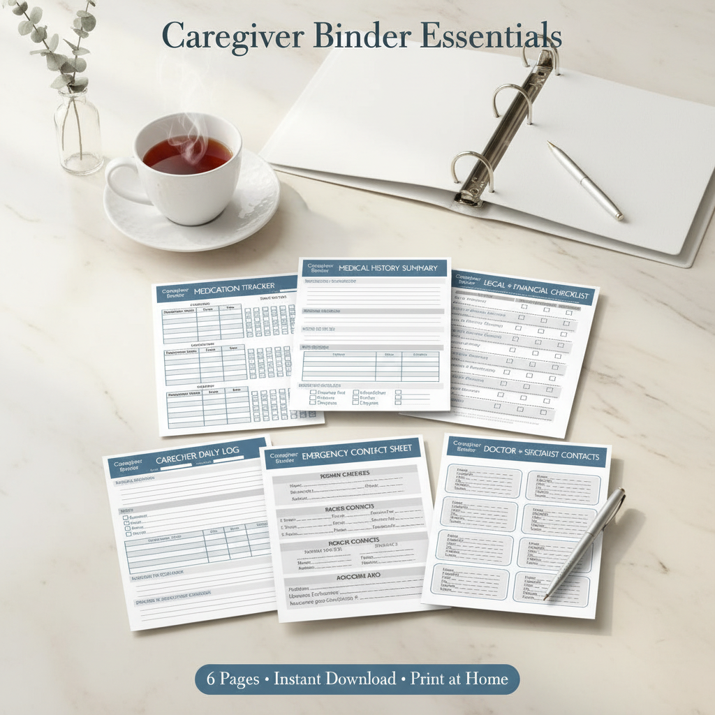 Caregiver Binder Lifestyle Hero