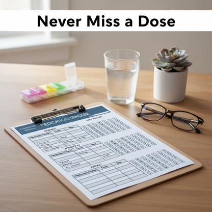 Medication Tracker – Caregiver Binder Printable